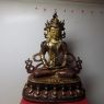 常壽佛(20公分)銅雕依藏傳尼泊爾法像雕製